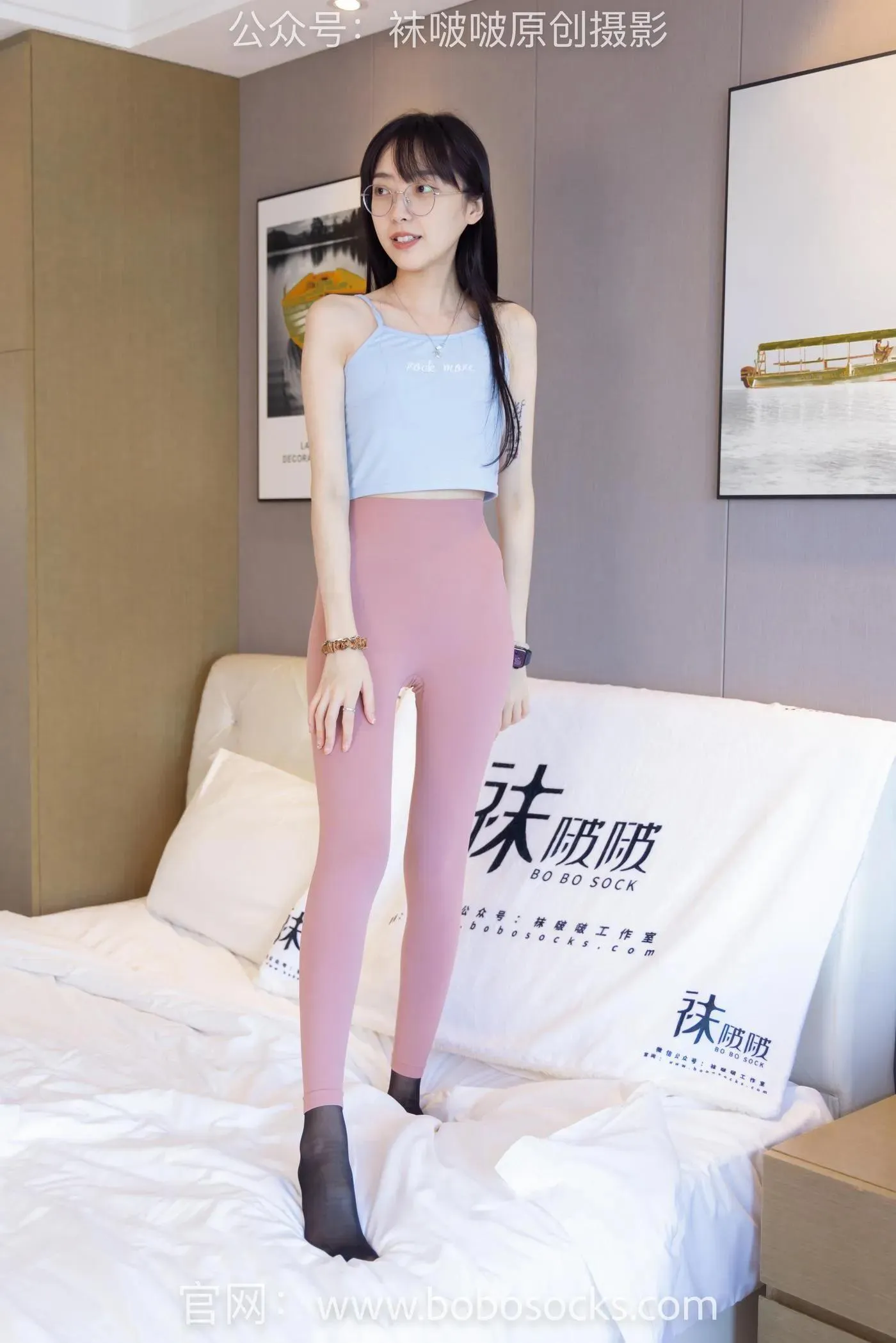 [BoBoSocks袜啵啵]NO.140 稚予-高跟鞋、瑜伽裤裤里丝、肉丝、黑丝 [139P]插图8